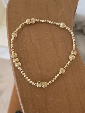 Enewton Hope Gold Dignity Beaded Stretch Bracelet - 5mm Classic Women's Jewelry